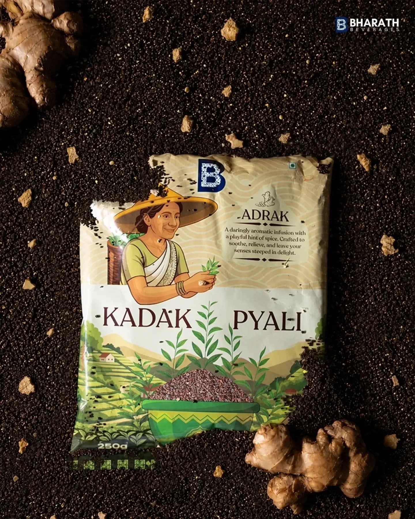 Kadak Pyali Adrak Tea